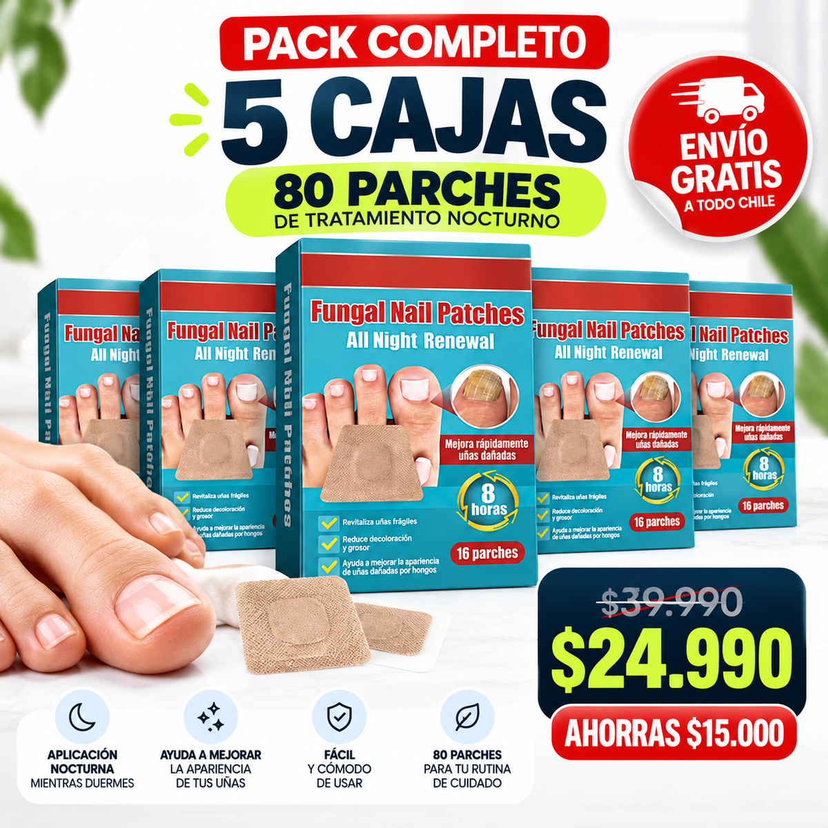 PACK COMPLETO 80 PARCHES