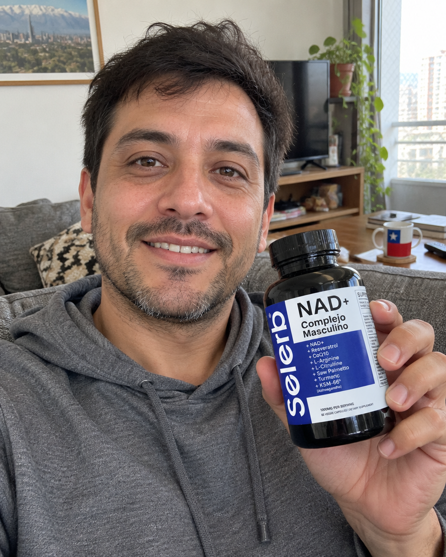 NAD+ Complejo Masculino | 8 Activos en 1 Fórmula